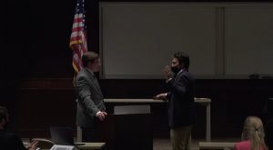 Troy University Student Government Association swears in new senators.