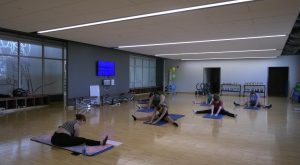 Trojan Outreach holds stress-reducing yoga class