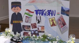 International students describe their homes during ISCO Country Night