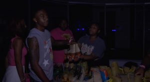 Trojan Fitness Center transforms for Neon Roller Skating Night