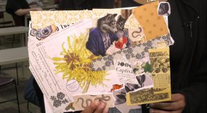 Students use vision boards to plan their 2024 goals