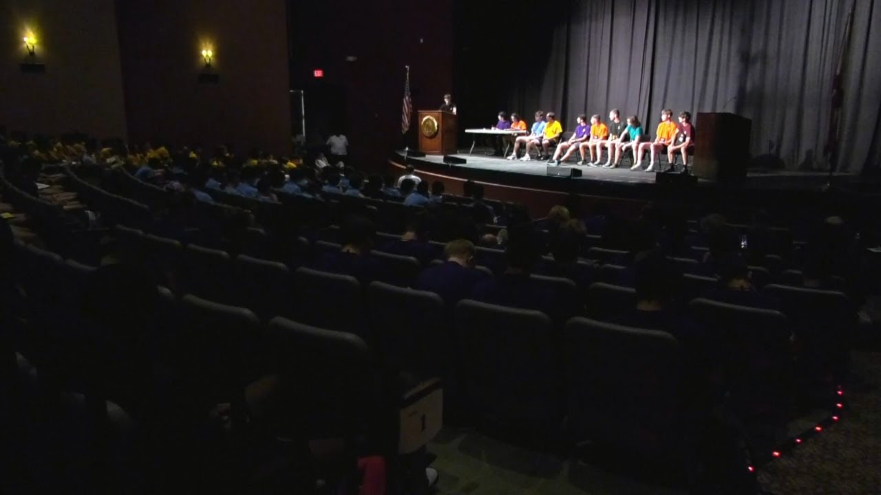 High school delegates learn about government during Boys State