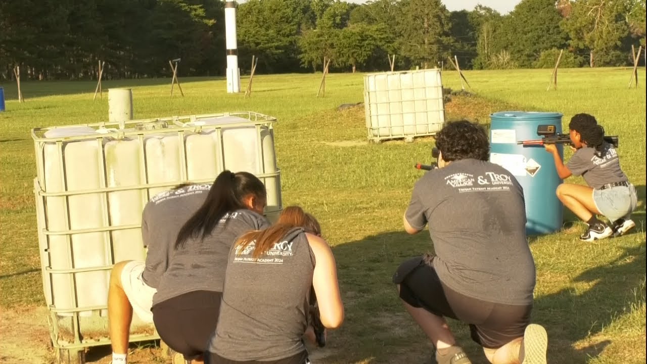 Trojan Patriots visit Butter and Egg Adventures