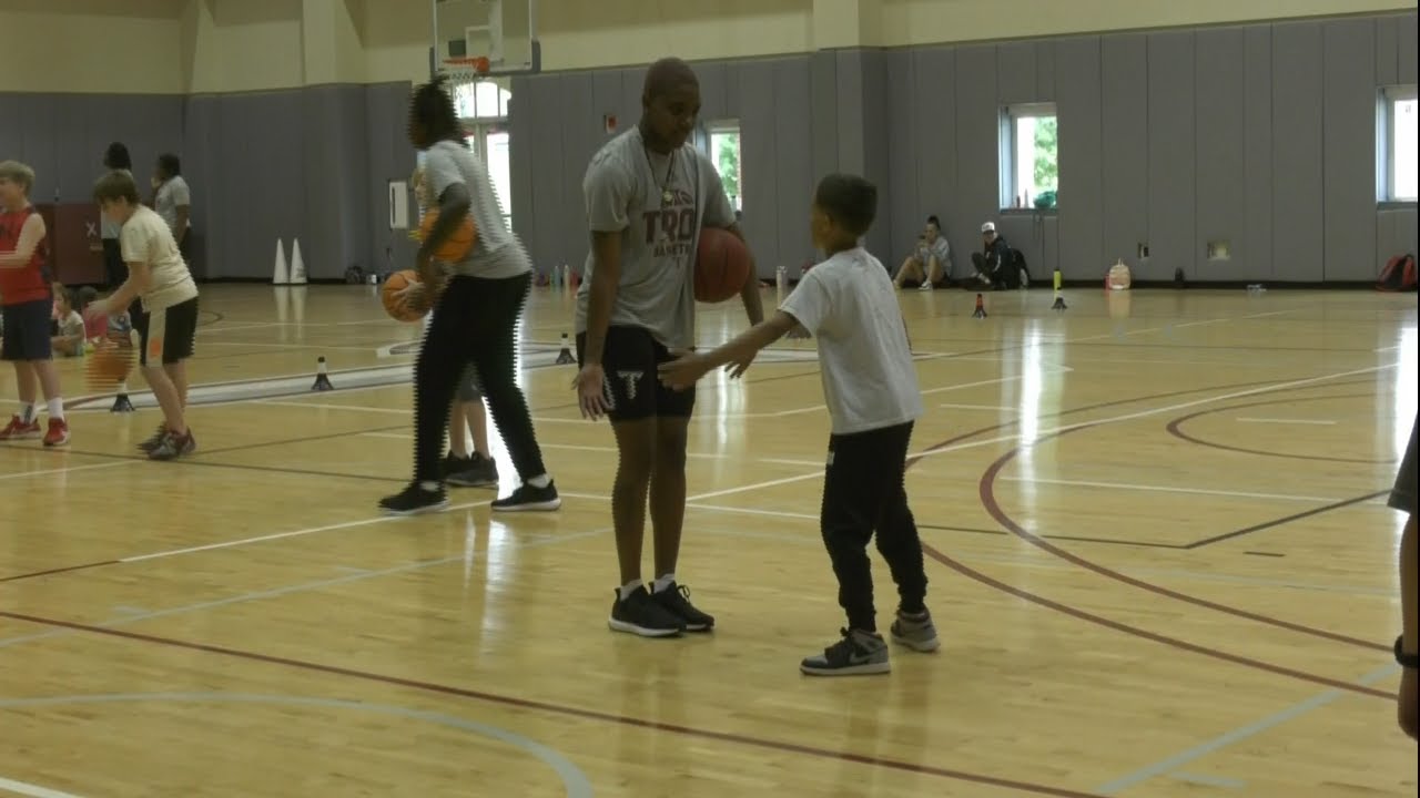 Little Dribblers invade Trojan Arena