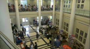 Education students network at Education Career Fair