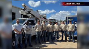 Troy Utilities provides assistance in Helene aftermath