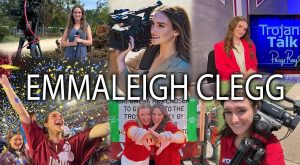 TrojanVision crew says goodbye to graduating senior Emmaleigh Clegg