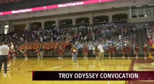 Troy alumnus speaks to new students at Odyssey convocation