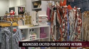 Local businesses excited for students’ return