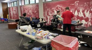 Students battle for the blood during South Hate Week