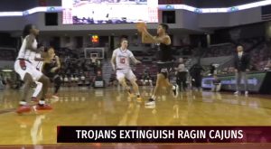 Troy Men’s Basketball takes down Louisiana Ragin’ Cajuns