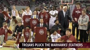 Men’s Basketball beats ULM to become regular season champions