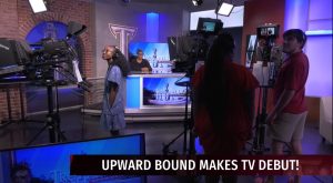 Upward Bound students get behind-the-scenes tour of TROY’s television station
