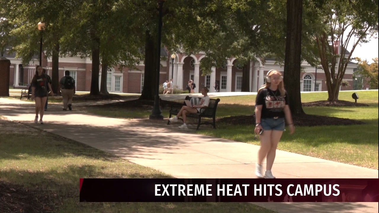 Students long for cooler weather amid extreme heat