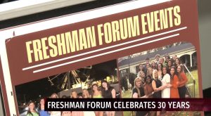 Freshman Forum celebrates 30 years, welcomes new delegates