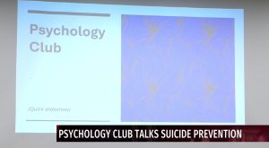 Student groups talk suicide prevention