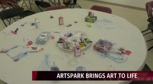 ArtSPARK encourages families to explore cameras and Troy’s campus