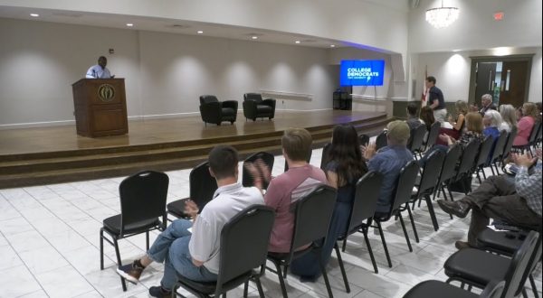 Lt. Governor candidate talks agenda at joint democratic meeting