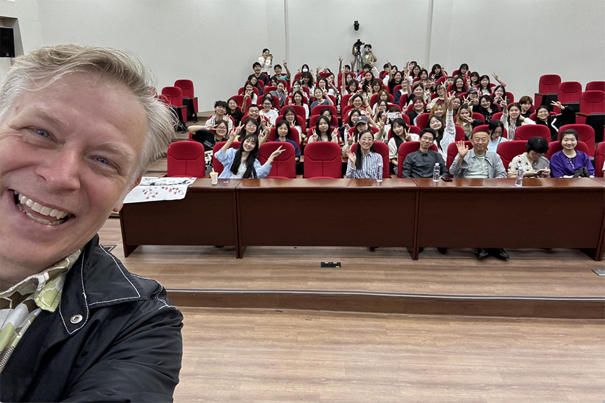 Art & Design Chair Greg Skaggs spent 16 days in China teaching and creating new partnerships.