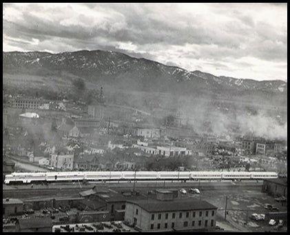 An original photo of the 1947 Freedom Train
