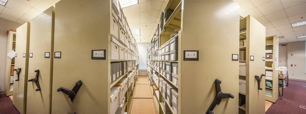 Shelves of the Wiregrass Archives