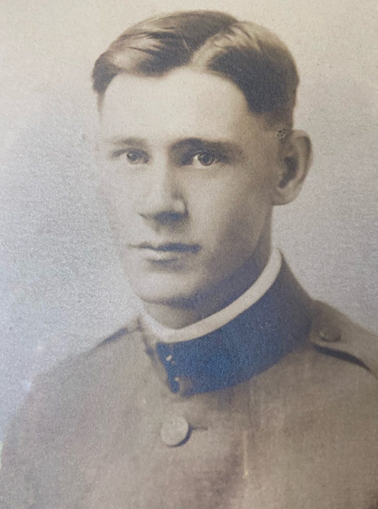 Arthur Keyton in his World War I uniform. (Wiregrass Archives)