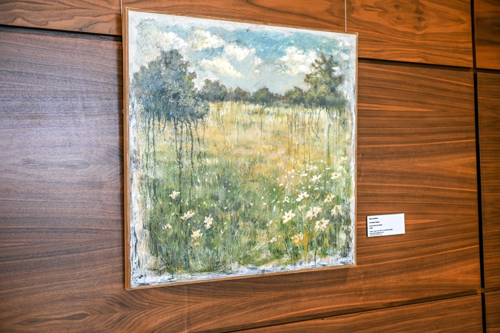 Landscape painting of the countryside
