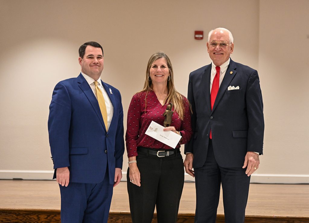 Chancellor Hawkins and William Filmore with Sarah McKenzie