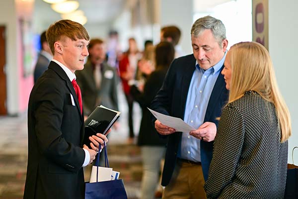 Meet the Firms Day pairs TROY accounting students and working professionals. (TROY photo/Joey Meredith)