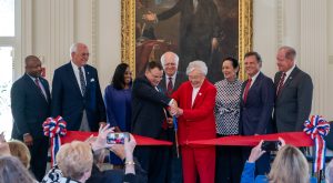 Troy University, American Village Celebrate Opening of Independence Hall 