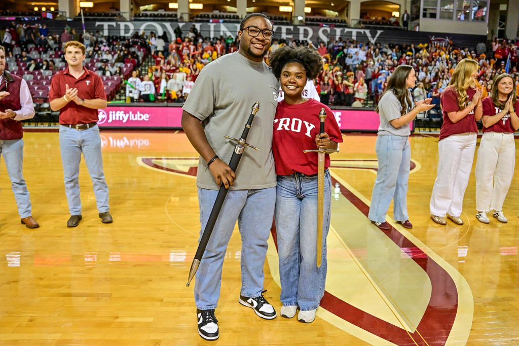 Mr. and Mrs. Trojan Pride. 