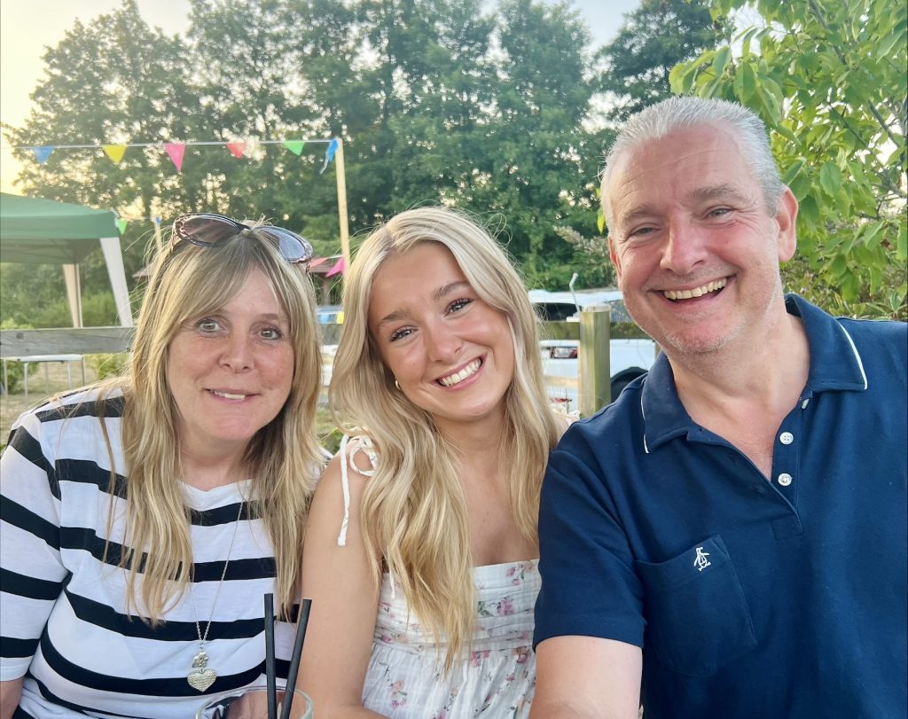 Amy Wall and her family.