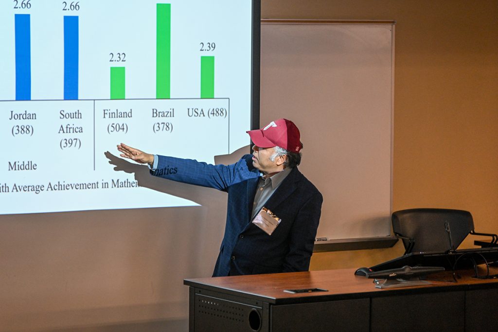 Faculty present lectures during the two-day event.