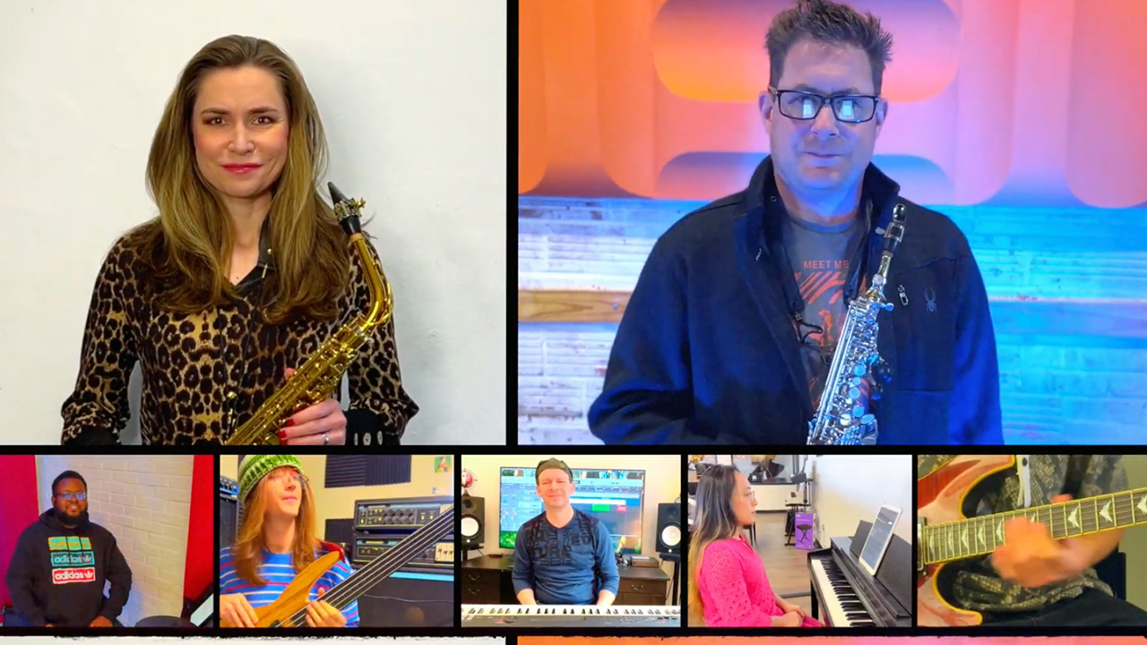 TROY students, professor collaborate on video project with musicians from around the world