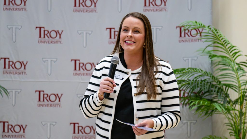 Pike County Chamber of Commerce President Bethany Grimes speaks about the program's benefits for local businesses.