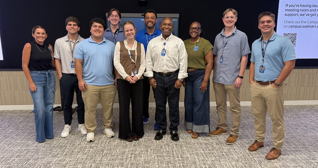 a group of summer interns