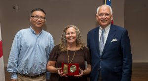 Denise Matthes receives Troy University’s Vergil Parks McKinley Award