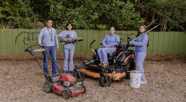 Gilberto Laines and Jocabet Cortes, with their daughters, began L&C Garden and Home Care, LLC as a result of seeing an opportunity.